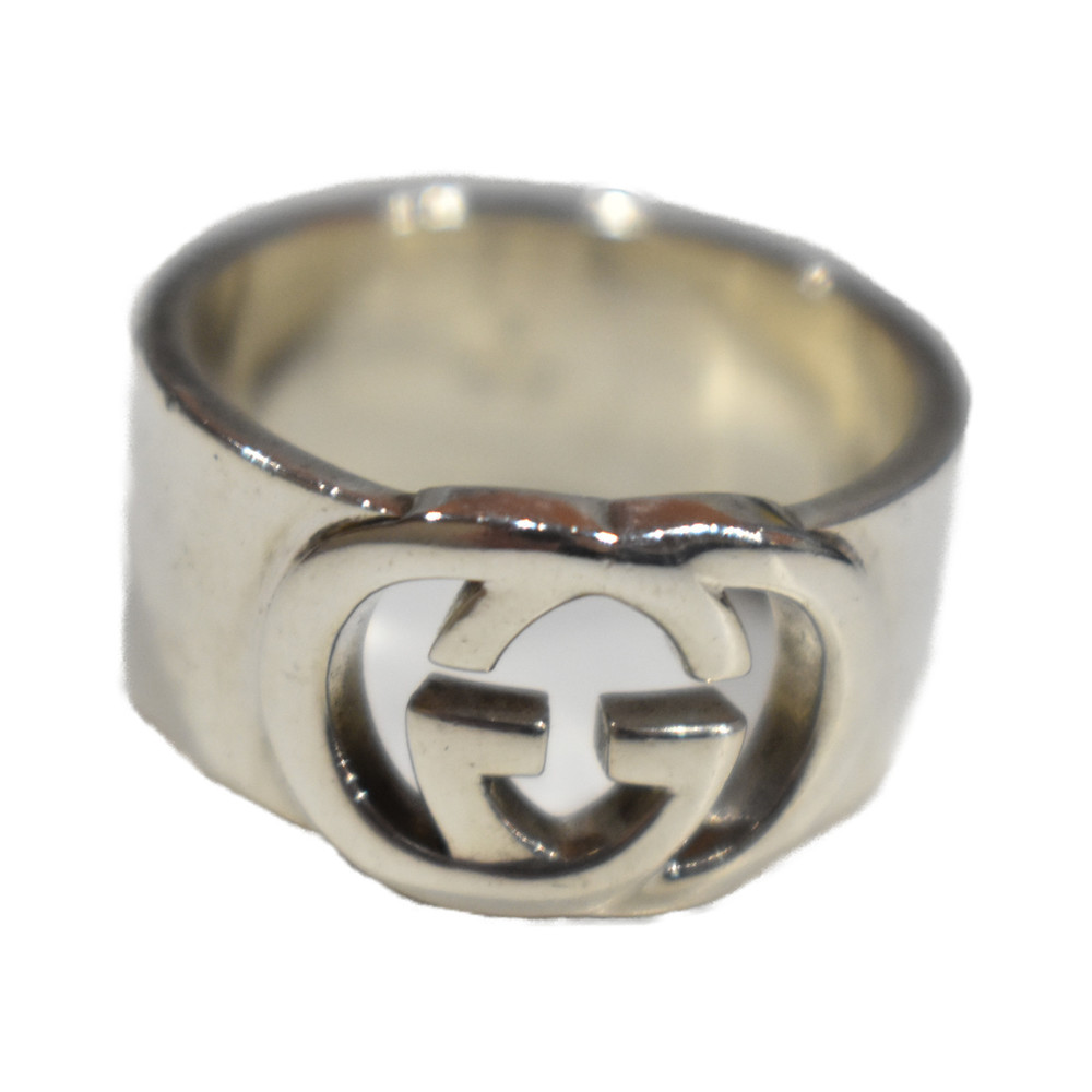 Gucci Interlocking Double Gg Ring Silver - image 1